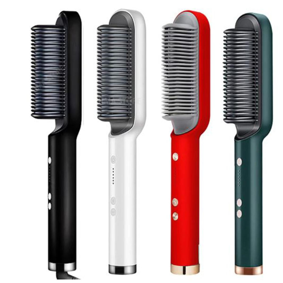 Electric Professional Hair Straightening Brush hqt-909b (Random Colour)
