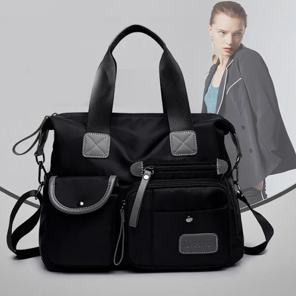One-Shoulder Canvas Ladies Travel Bag - Splitter Handbag For Girls/women - Soft Large Capacity - shoulder Shopping Bag
