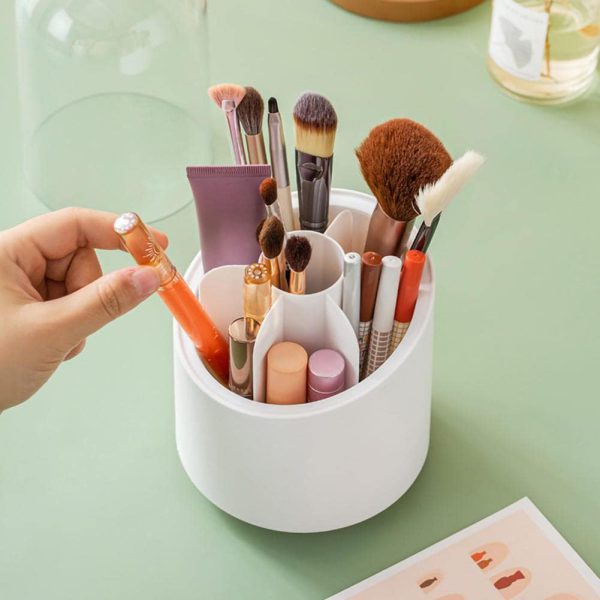 Makeup Brush Holder Dust-proof Rotating | Makeup Brush Container
