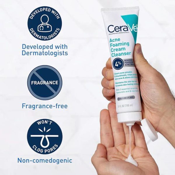 CeraVe 4 In 1 Skincare Kit - Night Cream, Sunblock, Cleanser & Serum For Skin Renewing Formula