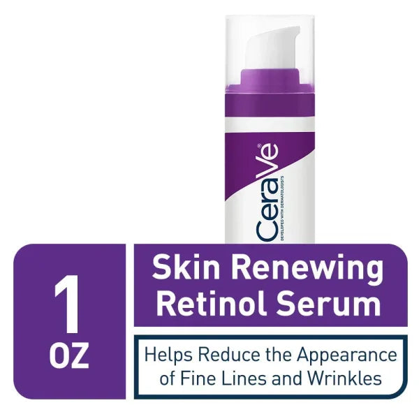 CeraVe 4 In 1 Skincare Kit - Night Cream, Sunblock, Cleanser & Serum For Skin Renewing Formula