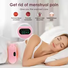 Digital Period Pad Heating And Vibrating For Healing Period Cramps – Women’s Care Pin Relief With 3 Heat Levels And 4 Mode