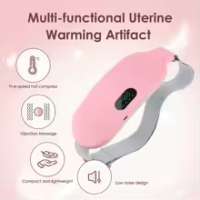 Digital Period Pad Heating And Vibrating For Healing Period Cramps – Women’s Care Pin Relief With 3 Heat Levels And 4 Mode