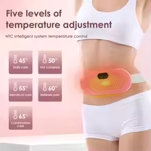 Digital Period Pad Heating And Vibrating For Healing Period Cramps – Women’s Care Pin Relief With 3 Heat Levels And 4 Mode