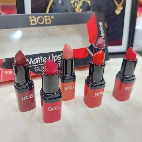 Pack Of 6 Bob Matte Lipstick Set Super Stay