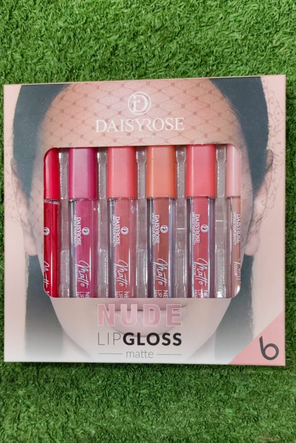 Pack Of 6 Daisy Rose Nude Lipgloss