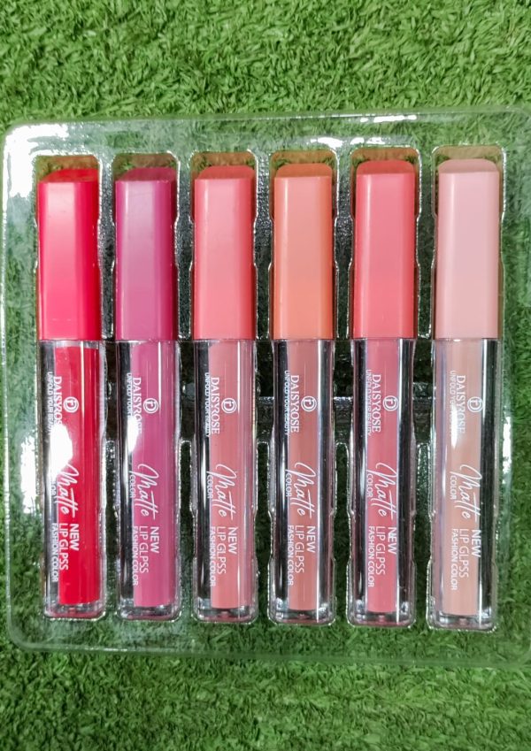 Pack Of 6 Daisy Rose Nude Lipgloss