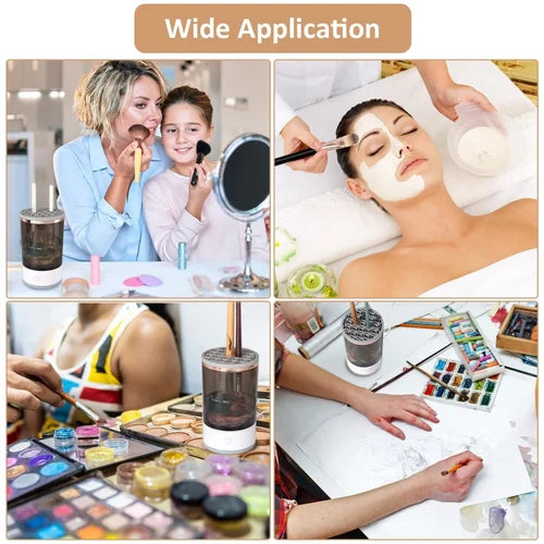 3 In 1 Electric Makeup Brush Cleaner Machine | USB Electric Makeup Brush Cleaner Machine