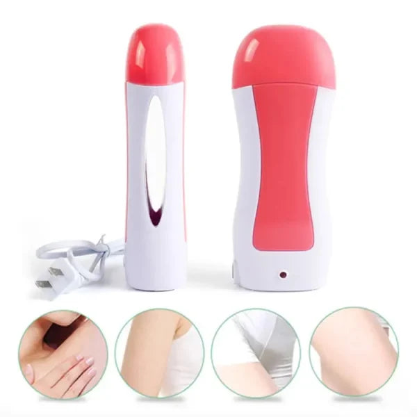 Roll on Wax warmer Portable Wax Roller for Hair Removal Soft Wax Heater Waxing for Travel Home Wax Heater Epilator