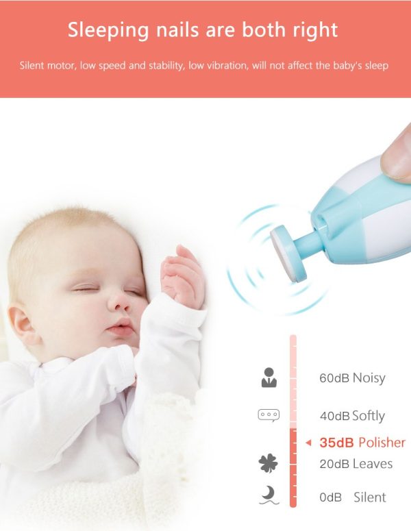 Baby Nail Trimmer Clipper Set - Electric Nail Clipper for babbies