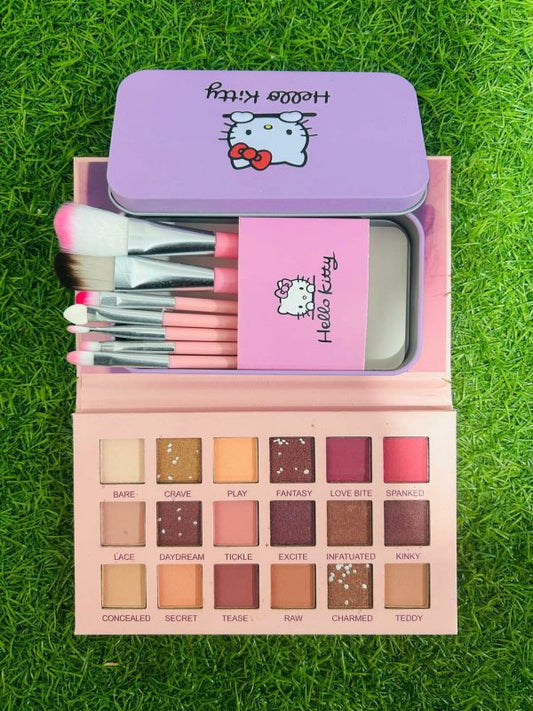8 In 1 Ultimate Makeup Deal | Eyeshadows & Makeup Brushes Set