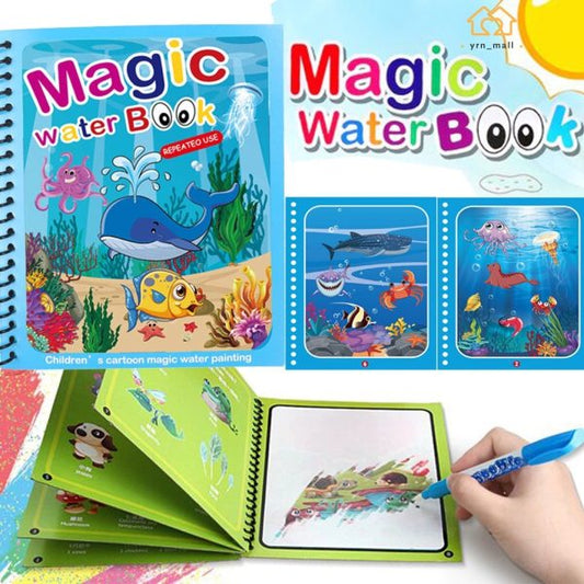 Magic Water Book Painting Drawing Coloring Board Book