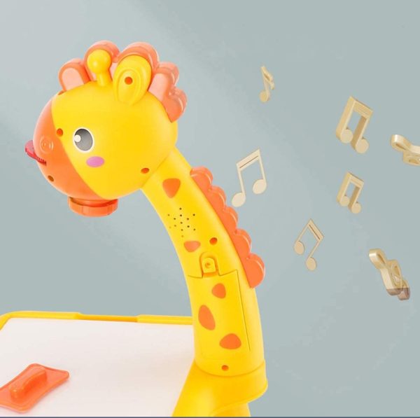 Giraffe Writing Board Projection Drawing Desk Learning LED Projector Art Table Toy Multifunctional Giraffe